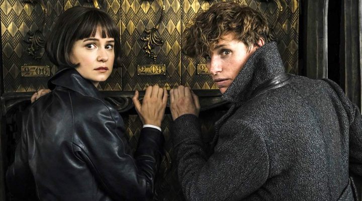 Eddie Redmayne y Katherine Waterston