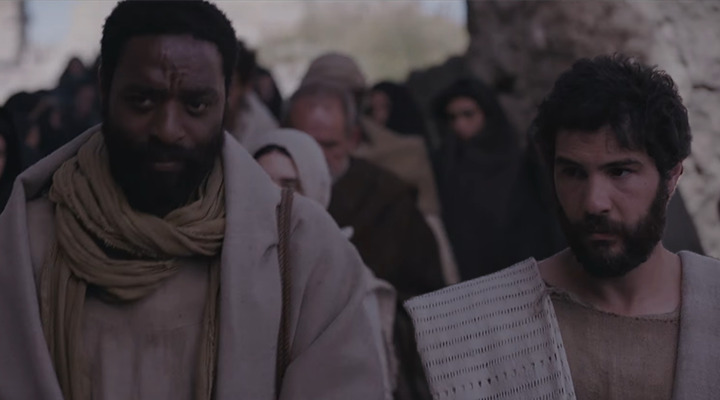 Chiwetel Ejioforo Y tahar Rahim como Pedro y Judas Iscariote