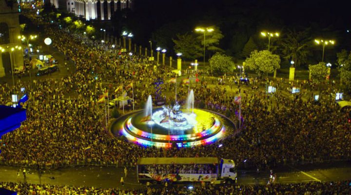 Madrid durante el World Pride de 2017