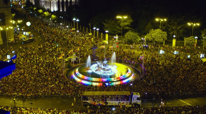 Madrid durante el World Pride 2017