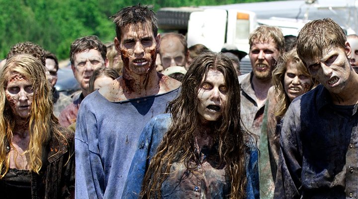 Zombis en 'The Walking Dead'