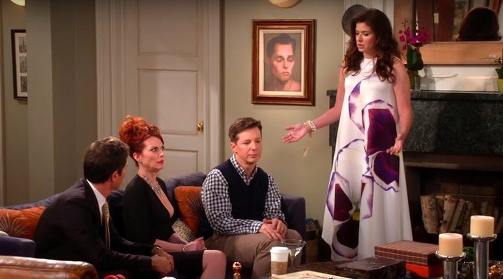 Debra Messing, Eric McCormack, Megan Mullally y Sean Hayes en 'Will y Grace'