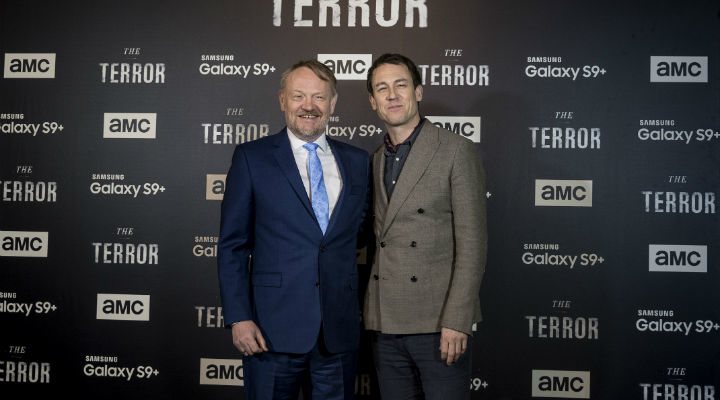 Jared Harris y Tobias Menzies presentando 'The Terror' en Madrid