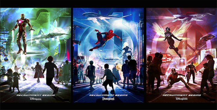 Imágenes promocionales de Spider-Man, Iron Man y la Avispa en Disneyland