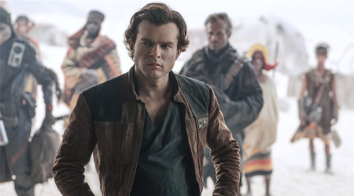 Alden Ehrenreich en 'Han Solo: Una historia de Star Wars'