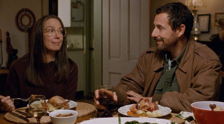 Adam Sandler y Elizabeth Marvel en 'The Meyerowitz Stories (New and Selected)'