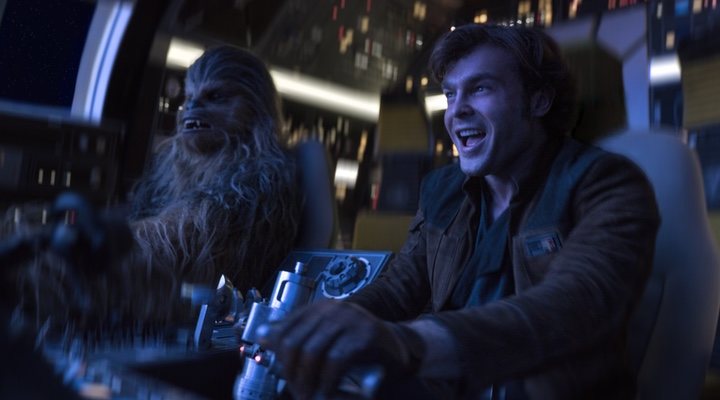  Chewbacca y Alden Ehrenreich en 'Han Solo'