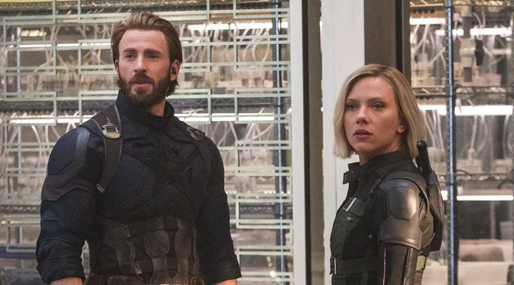  'Vengadores: Infinity War' Chris Evans Scarlett Johansson