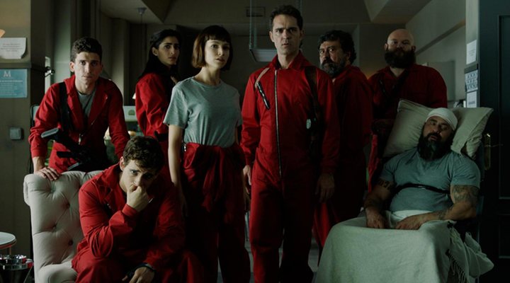 Reparto de 'La casa de papel'