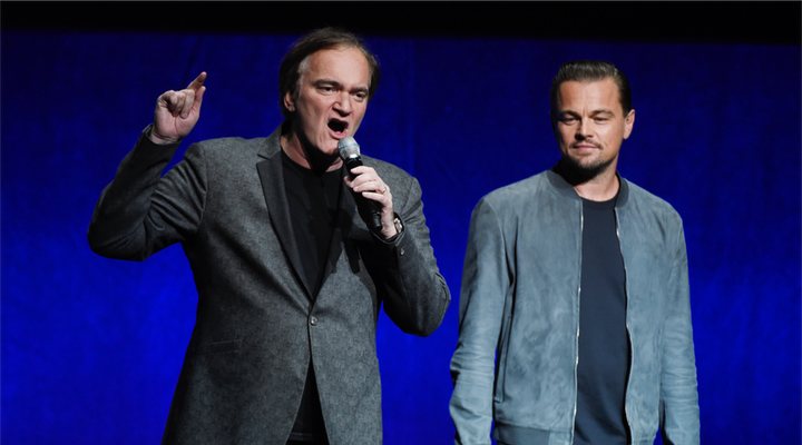  Quentin Tarantino y Leonardo DiCaprio