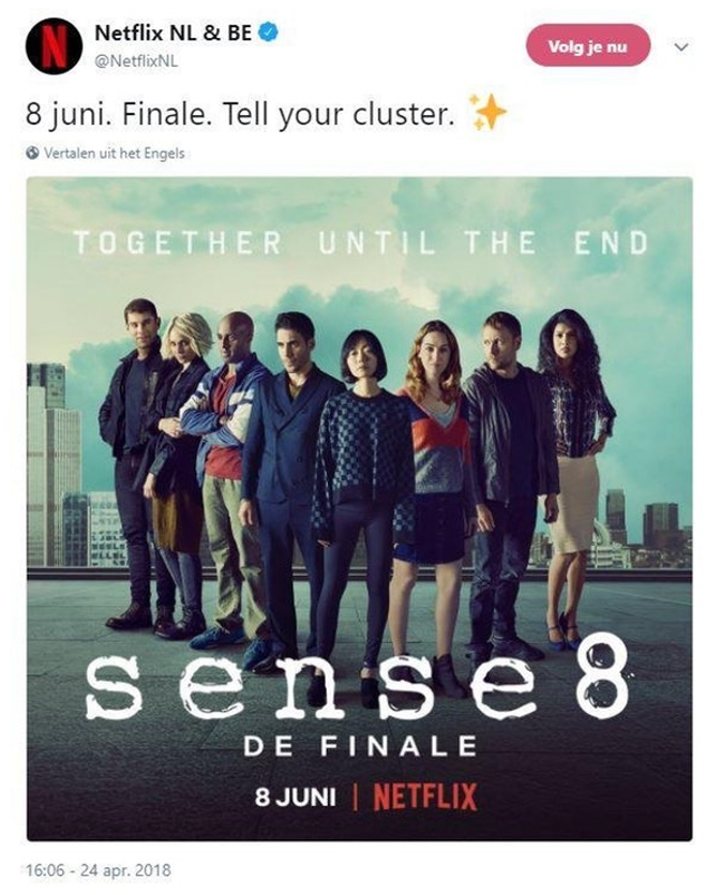 'Sense8' confirma su fecha de estreno tras publicar un tuit por error