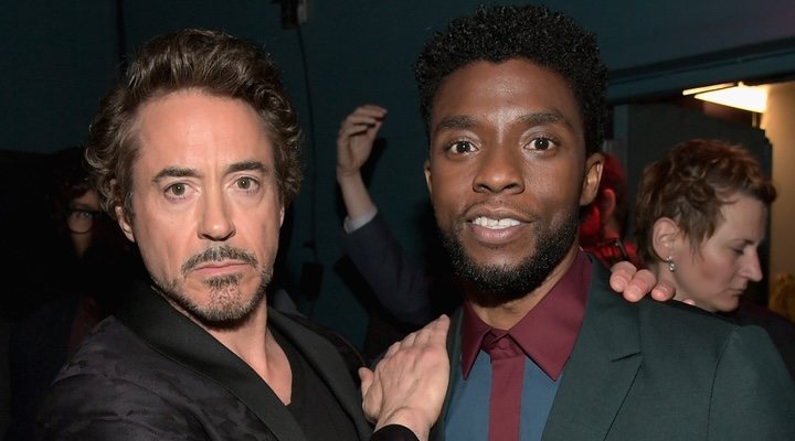  Robert Downey Jr. y Chadwick Boseman