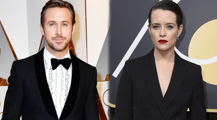  Ryan Gosling y Claire Foy