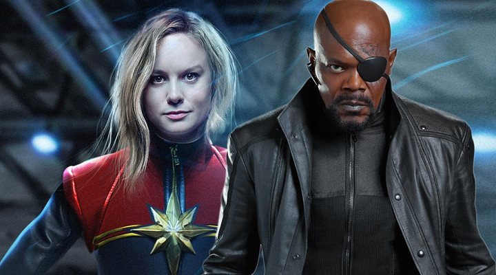 Samuel L. Jackson en 'Captain Marvel'