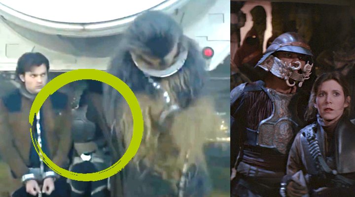 Guiño de Han Solo a 'El retorno del Jedi'