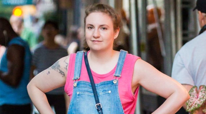  Lena Dunham grabando un capítulo de 'Girls'