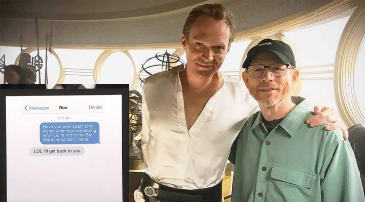 Paul Bettany y Ron howard