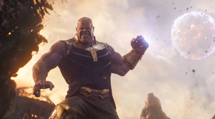 Thanos en 'Vengadores: Infinity War'