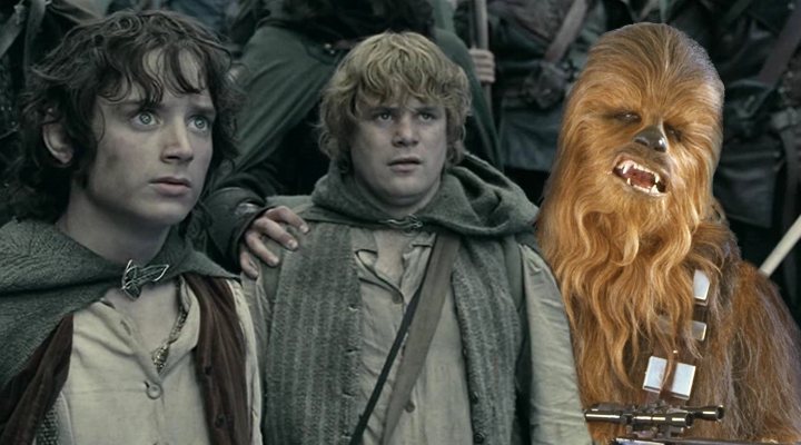 Frodo, Sam y Chewbacca