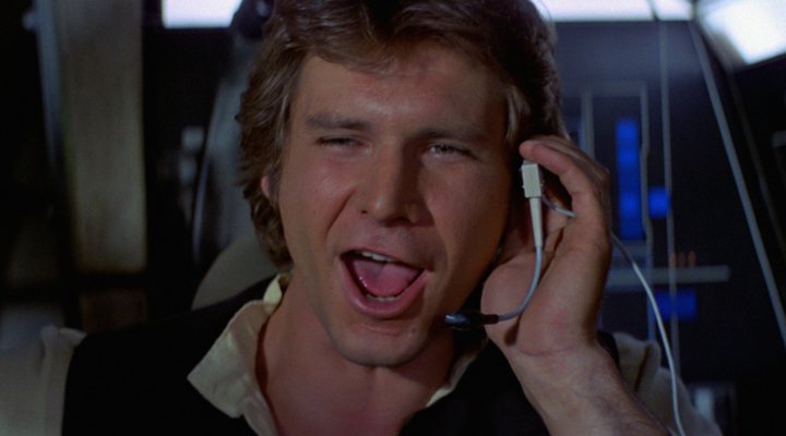  Harrison Ford como Han Solo en 'Star Wars'