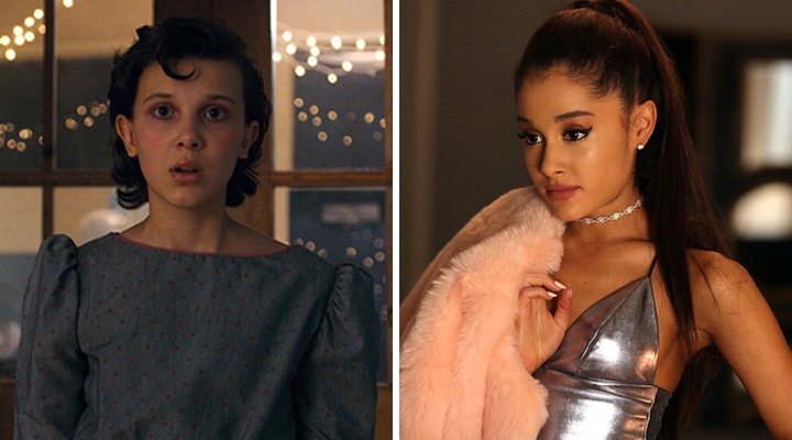  Millie Bobby Brown y Ariana Grande