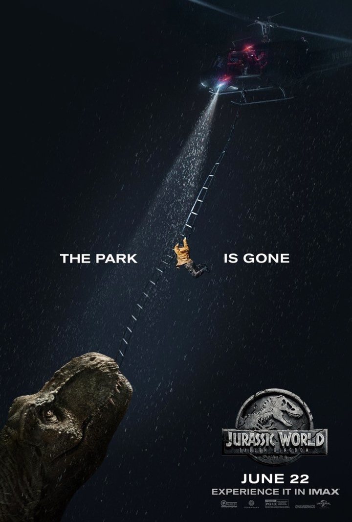  Cartel promocional 'Jurassic World: El reino caído'