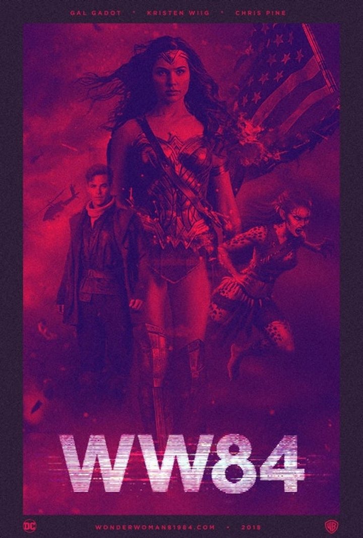  Póster fan 'Wonder Woman 2'