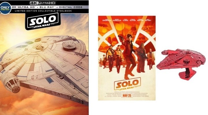  Ediciones domésticas 'Han Solo: Una historia de Star Wars'