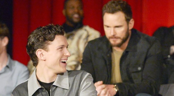  Tom Holland y Chris Pratt