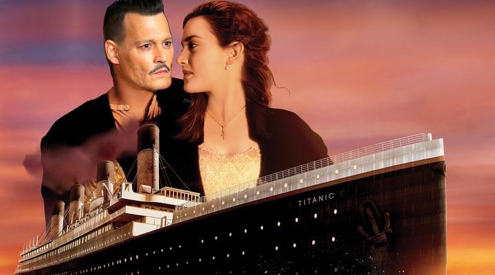 Johnny Depp en 'Titanic'