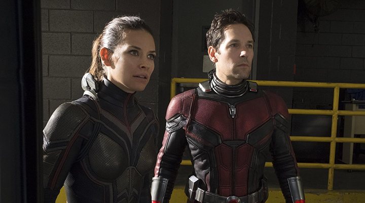 'Paul Rudd y Evangeline Lilly en Ant-Man y la Avispa'