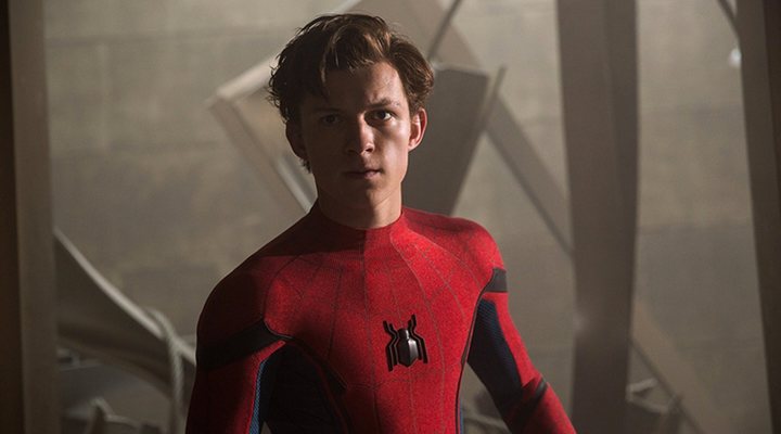 'Tom Holland en Spider-Man: Homecoming'