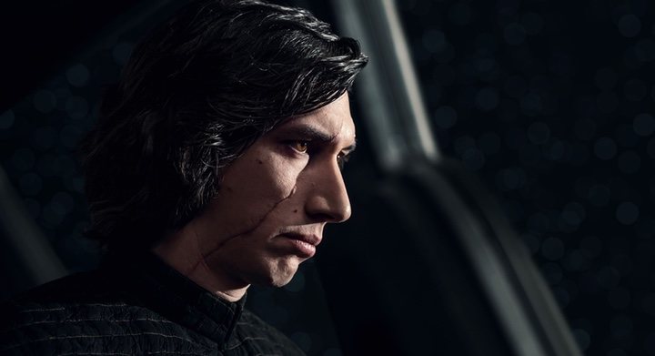  Adam Driver en 'Los últimos Jedi'