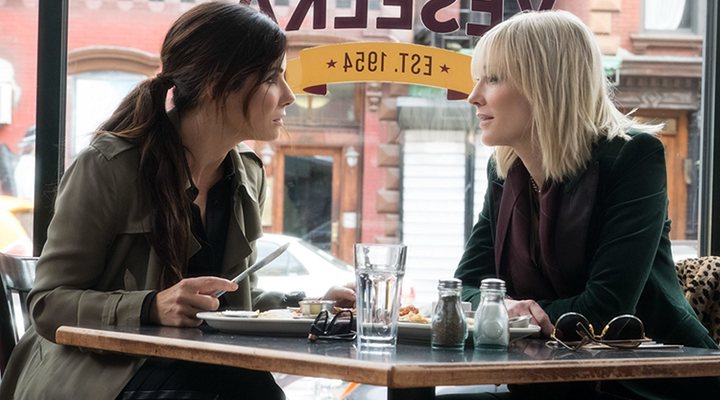 'Sandra Bullock y Cate Blanchett en Oceans 8'