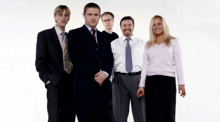 El reparto principal de 'The Office' (UK)