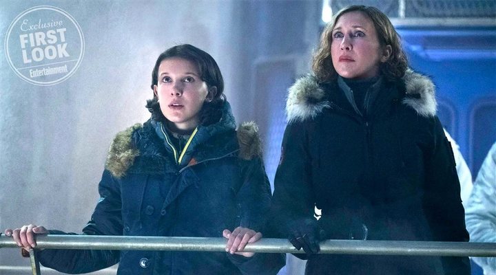 Vera Farmiga y Millie Bobby Brown en 'Godzilla: King of the Monsters'