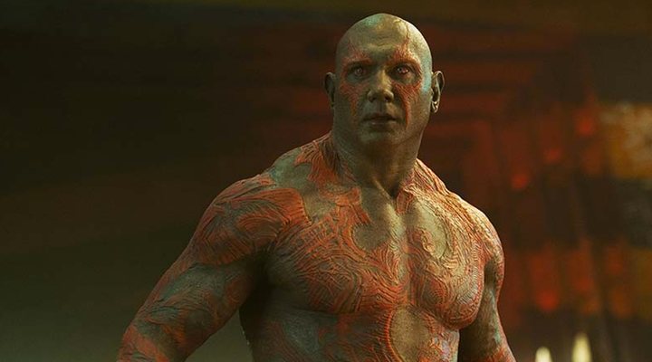 Dave Bautista en 'Guardianes de la galaxia'