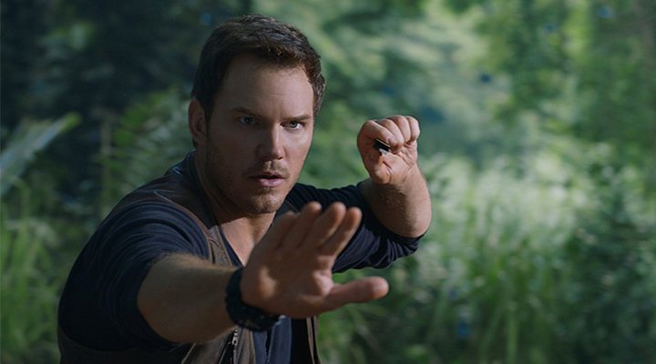 'Chris Pratt en Jurassic World: El reino caído'