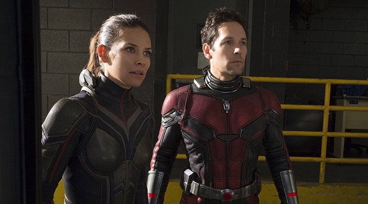 'Evangeline Lilly y Paul Rudd en Ant-Man y la Avispa'