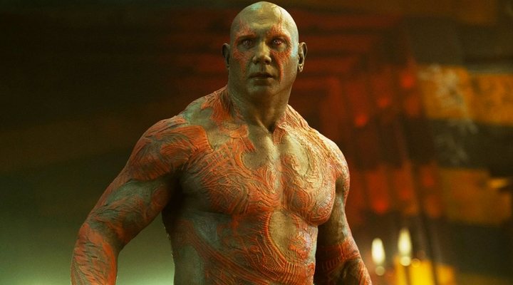 Dave Bautista en 'Guardianes de la Galaxia'