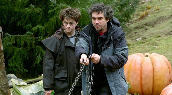  Alfonso Cuarón dirigiendo 'Harry Potter y el prisionero de Azkaban'