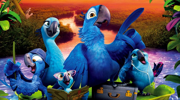 Blu y su familia en 'Rio'