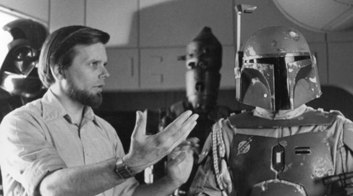  Gary Kurtz en el set de rodaje de 'Star Wars: El Imperio contraataca'