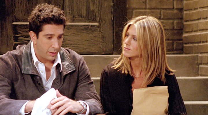 Ross y Rachel en 'Friends'