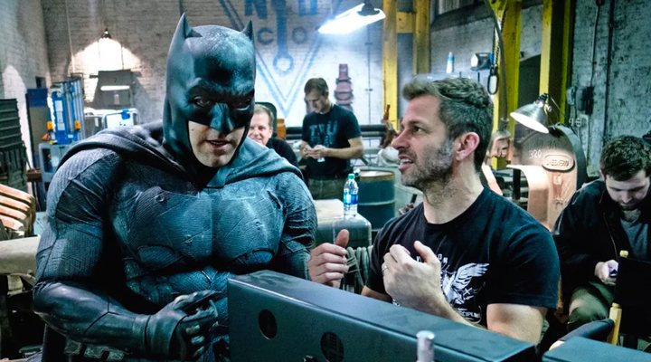  Zack Snyder con Ben Affleck en el rodaje de 'Batman v Superman: El amanecer de la justicia'