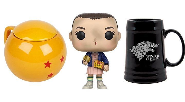  Taza de 'Dragon Ball', jarra de 'Juego de Tronos' y Funko POP! de Eleven