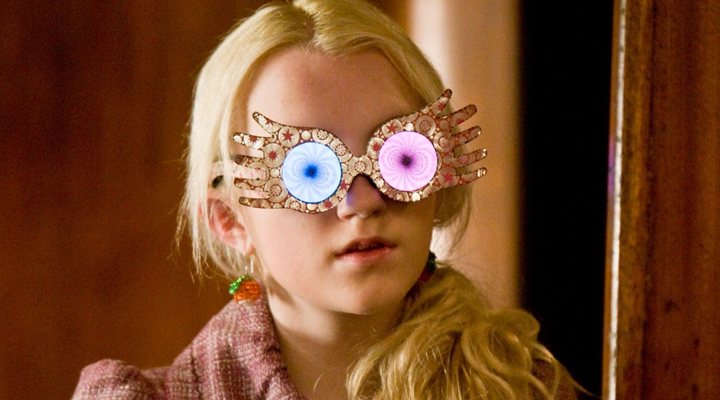 Evanna Lynch como Luna Lovegood