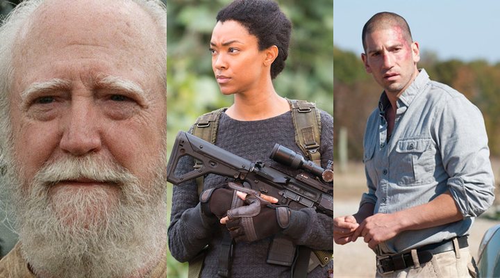  Scott Wilson, Sonequa Martin-Green y Jon Bernthal en 'The Walking Dead' 