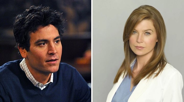  Josh Radnor y Ellen Pompeo