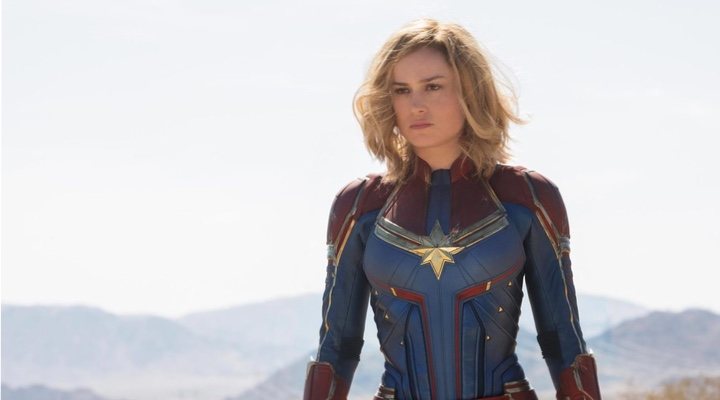 Brie Larson en 'Capitana Marvel'